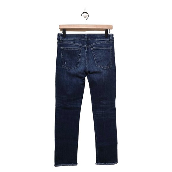 DL1961 Mara Instasculpt Straight Leg Raw Hem Ankle Jeans in Ravine Sz 27 - Picture 5 of 10